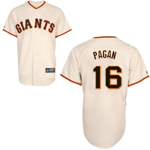 Angel Pagan #16 Youth Baseball Jersey-San Francisco Giants Authentic Home White Cool Base MLB Jersey